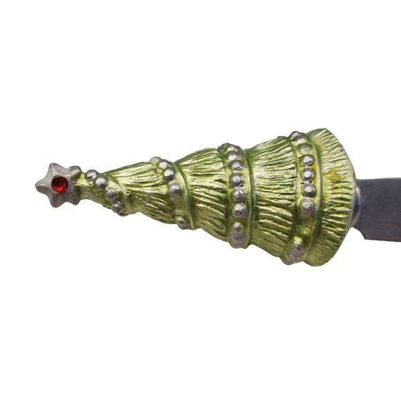 Christmas Tree Knife Spreader Boston Warehouse Stainless Steel - Picture 10 of 14